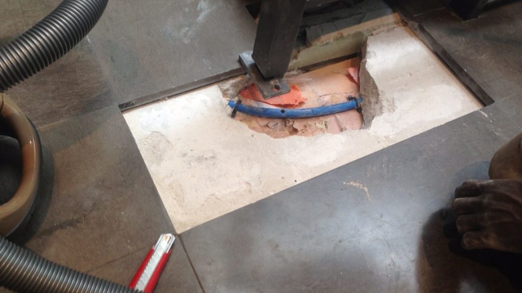 Fuite plancher chauffant